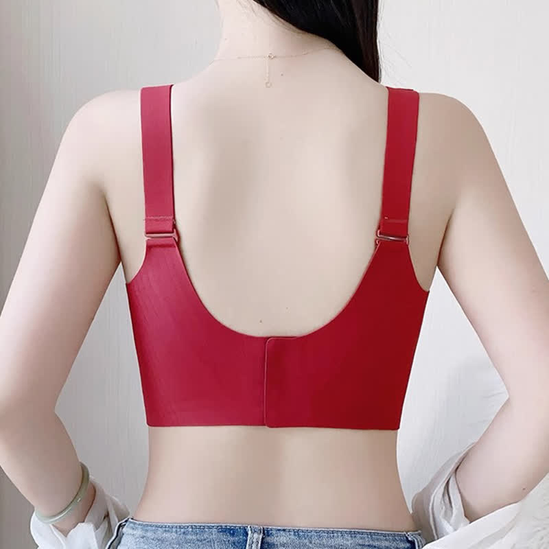 Full Cup Solid Color Wireless Nursing Bra