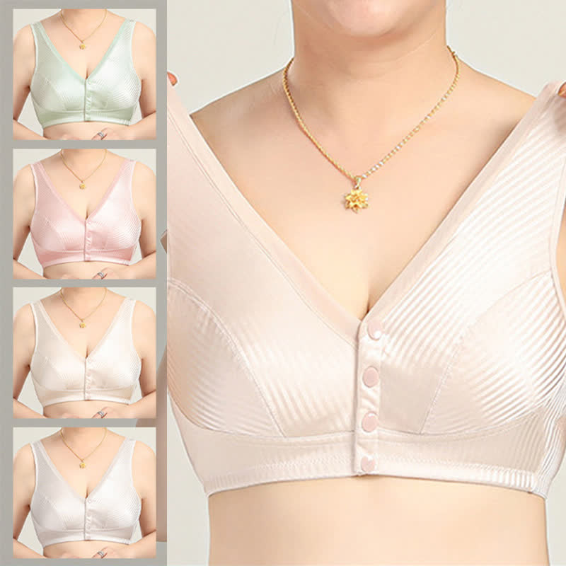 Smooth Front Closure Comfort Wireless Bra