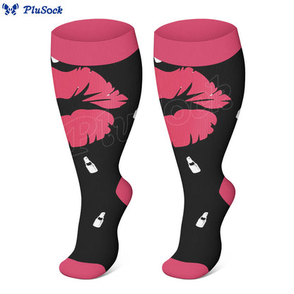 Plus Size Big Lips Compression Socks(3 Pairs)