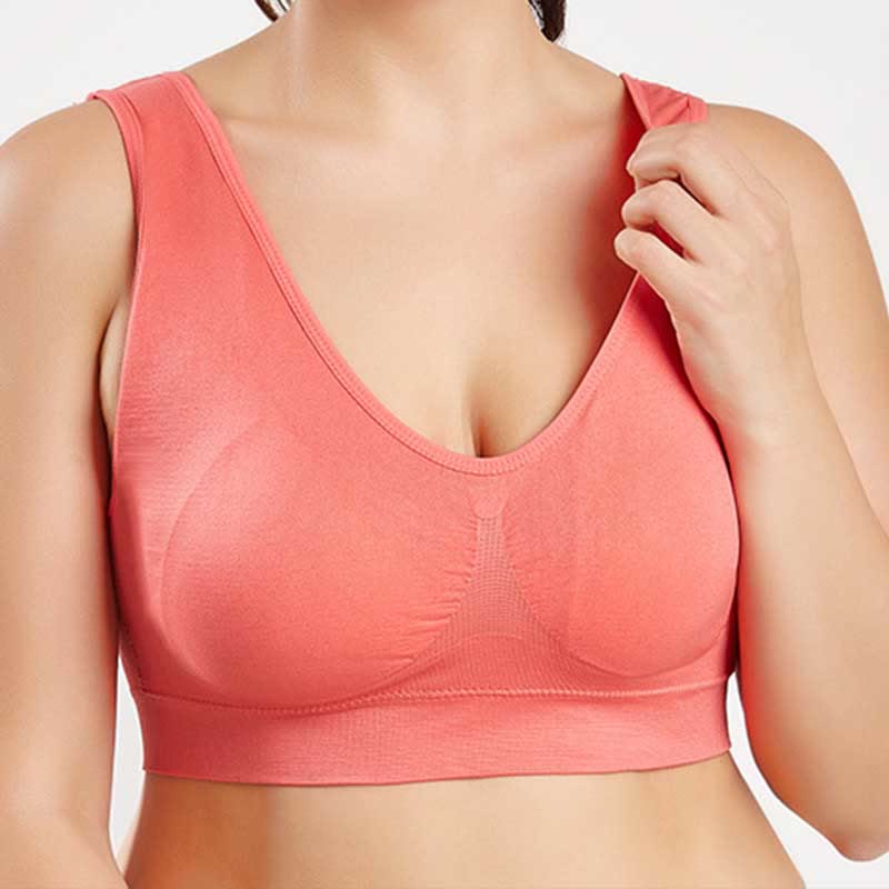 Plus Size Seamless Comfort Sports Bras