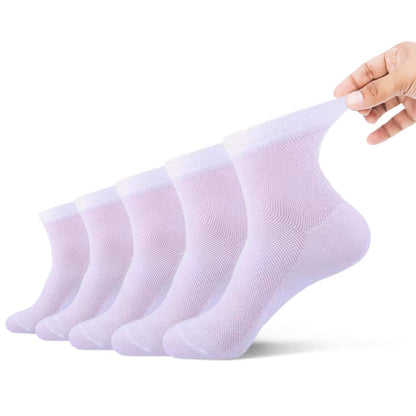 Plus Size Super Elastic Quarter Socks(5 Pairs)