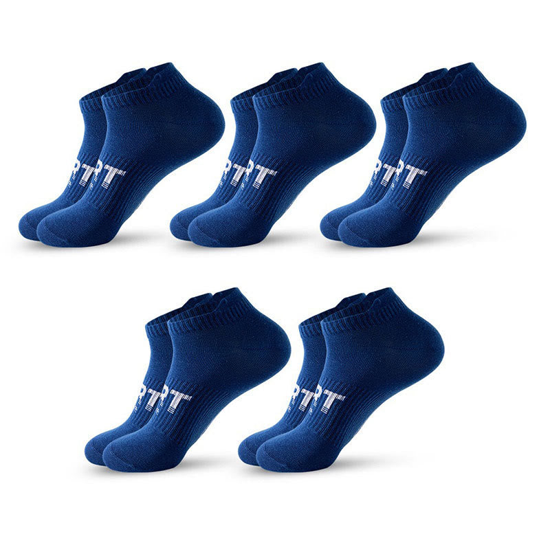 Plus Size Cushioned Breathable Ankle Compression Socks(5 Pairs)