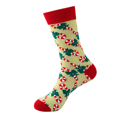 Plus Size Christmas Unisex Cozy Crew Socks(5 Pairs)