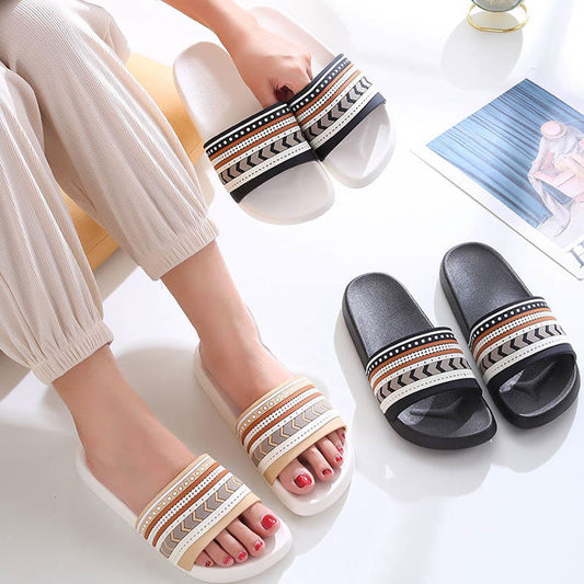 Plus Size Quick Drying Slides(2 Pairs)