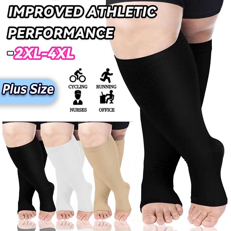 Plus Size Compression Socks | Wide Calf Compression Socks – plusock