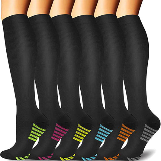 Stripes Compression Socks(6 Pairs)