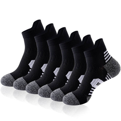 Plus Size Hiking Ankle Compression Socks(6 Pairs)