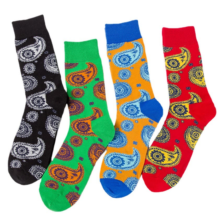 Plus Size Creative Patterns Quarter Socks(4 Pairs)