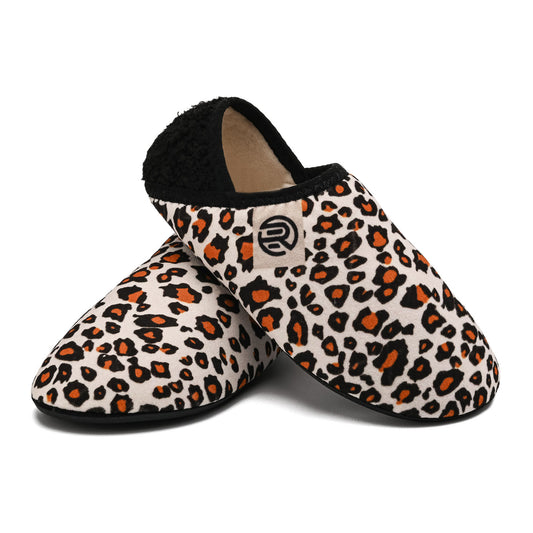 Plus Size Leopard Print Home Slipper Socks