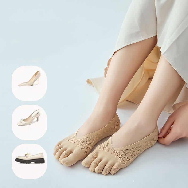 Plus Size Anti Slip Alignment Socks(5 Pairs)