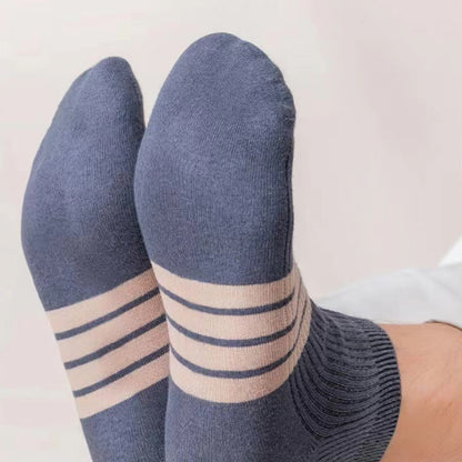 Plus Size Stripe Ankle Socks(10 Pairs)