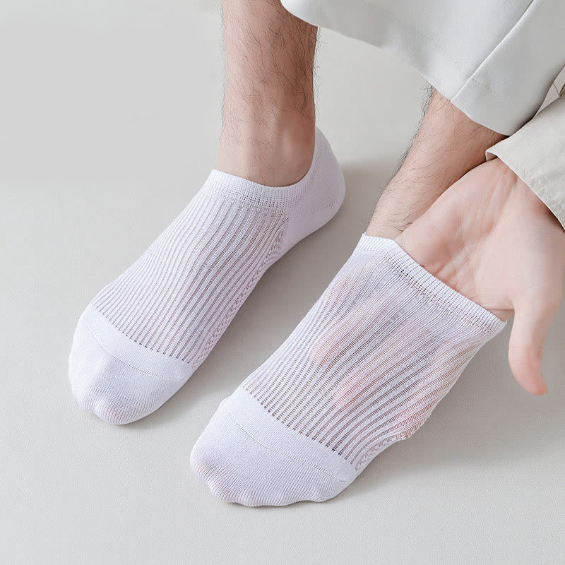 Plus Size Cotton Breathable No Show Socks(6 Pairs)