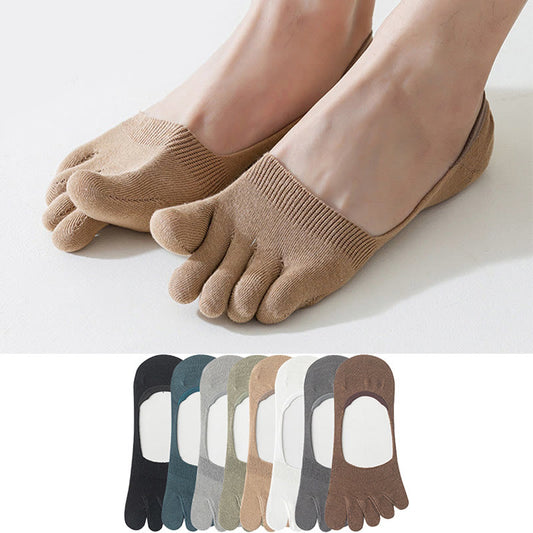 Plus Size Solid Color Alignment Socks(4 Pairs)