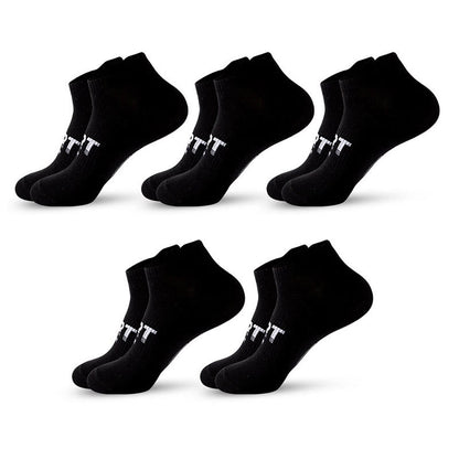 Plus Size Cushioned Breathable Ankle Compression Socks(5 Pairs)