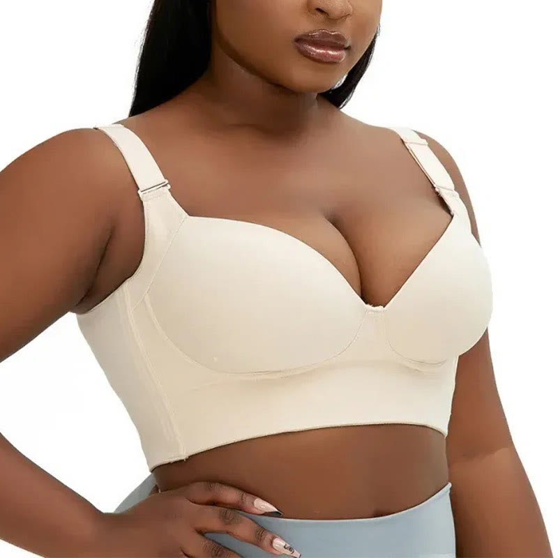 Plus Size Deep V Full Coverage Bras