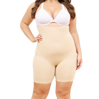 Plus Size High Waist Trainer Compression Shorts