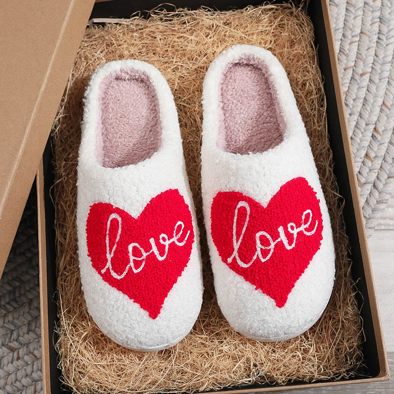 Plus Size Love Slippers