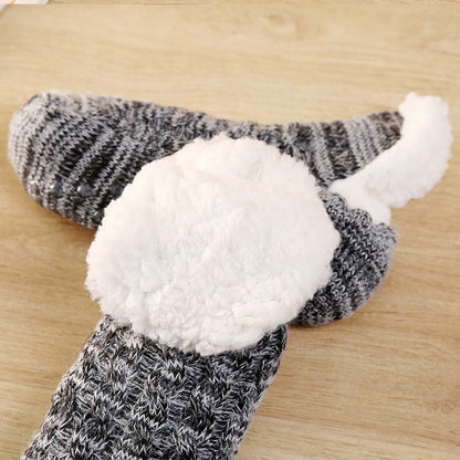 Plus Size Plush Ankle Slipper Socks