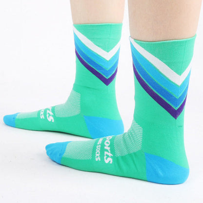 Plus Size Mountaineering Quarter Compression Socks(4 Pairs)