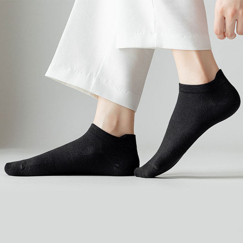 Plus Size Mesh Four Seasons Ankle Socks(10 Pairs)