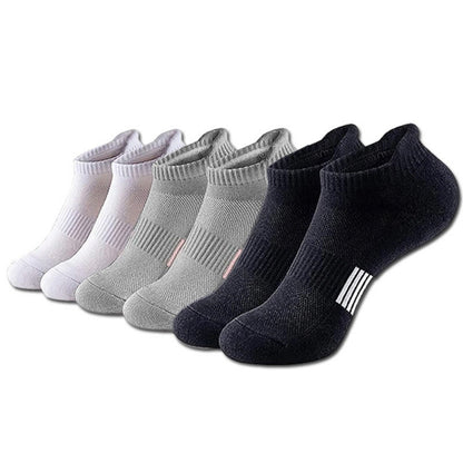 Plus Size Solid Color Casual Ankle Socks(15 Pairs)