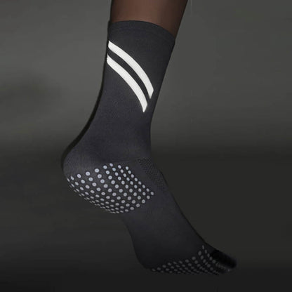 Plus Size Reflective Quarter Compression Socks(3 Pairs)