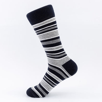 Plus Size Zebra Prints Crew Socks(5 Pairs)