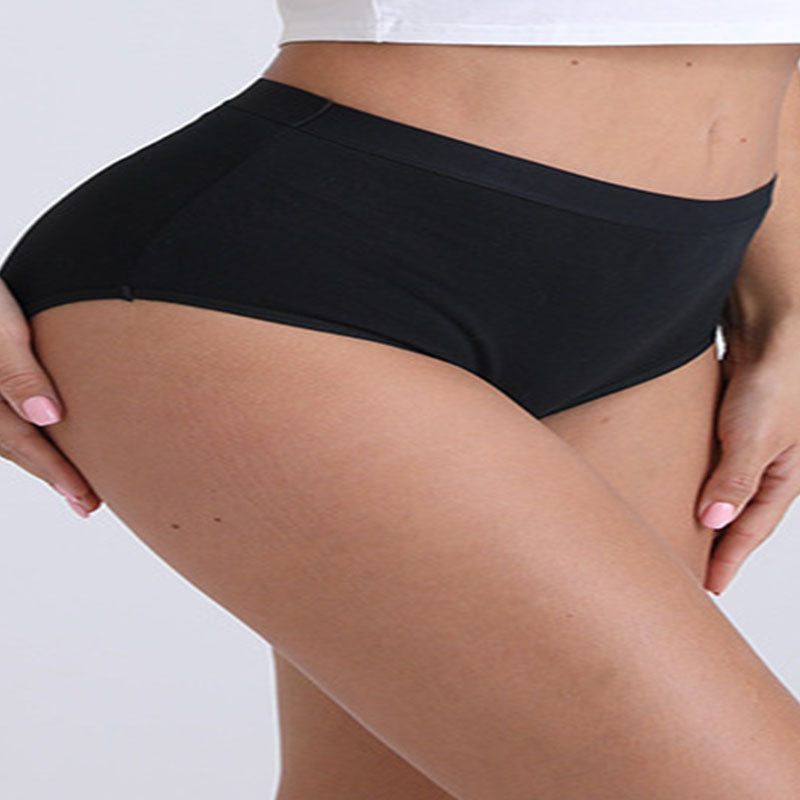 Plus Size High Waist Cotton Panty(6 Packs)