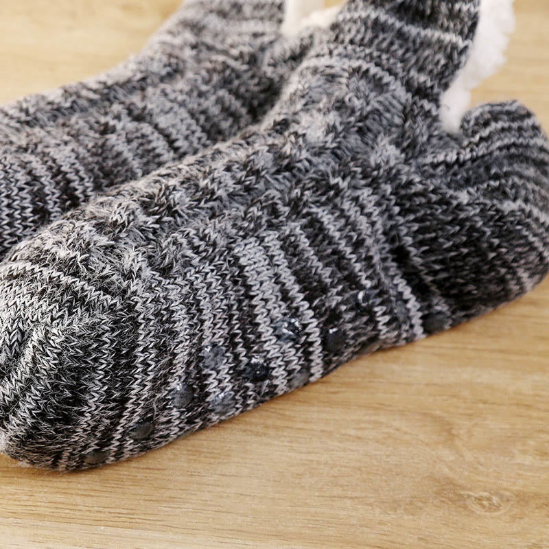 Plus Size Plush Ankle Slipper Socks