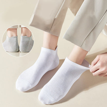 Plus Size Soft Cotton Ankle Socks(6 Pairs)