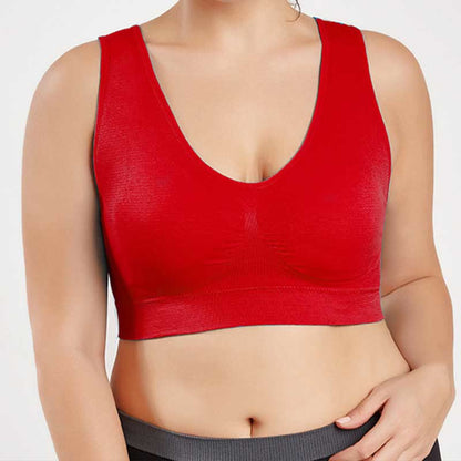 Plus Size Seamless Comfort Sports Bras