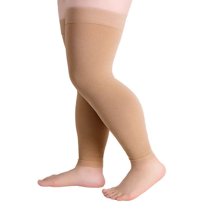 Plus Size Thigh High Toeless Compression Sleeve