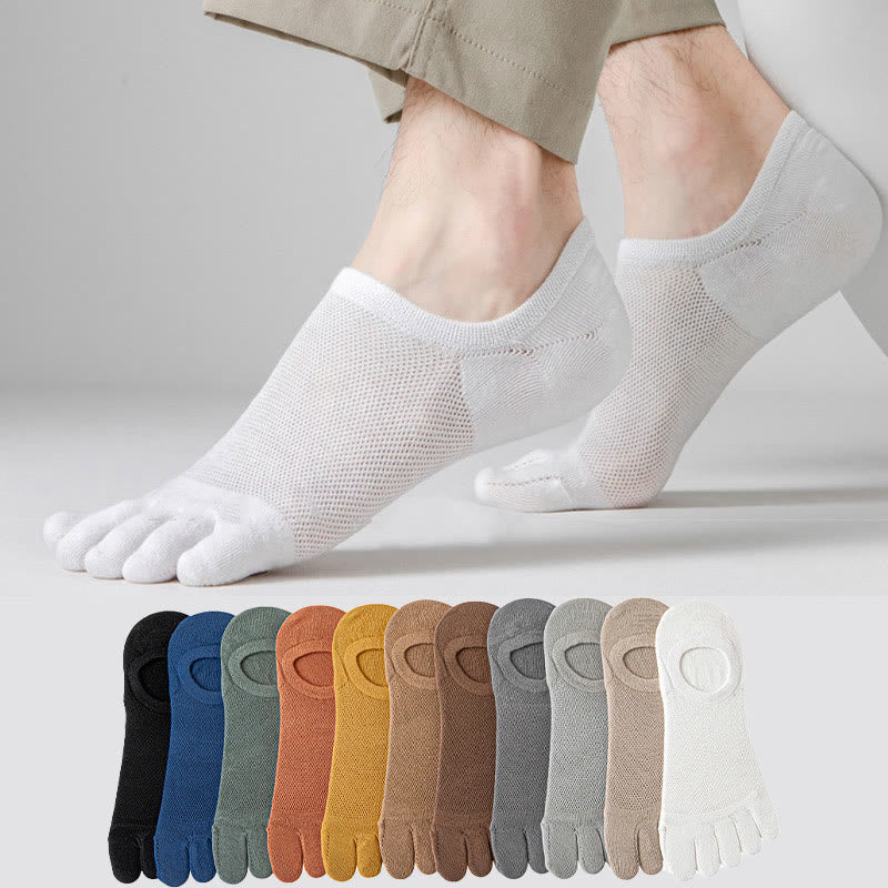 Plus Size Mesh Alignment Socks(6 Pairs)