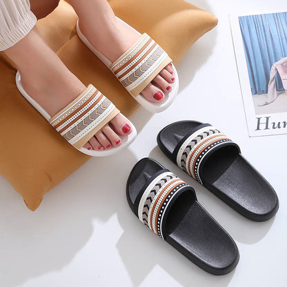 Plus Size Quick Drying Slides(2 Pairs)