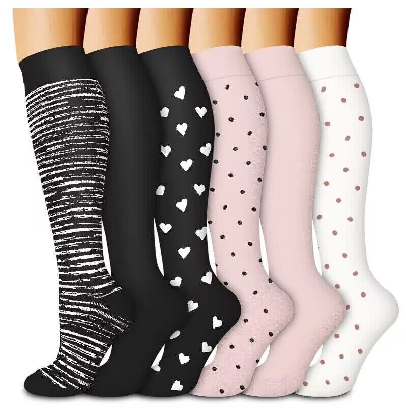 Classic Sport Compression Socks(6 Pairs)