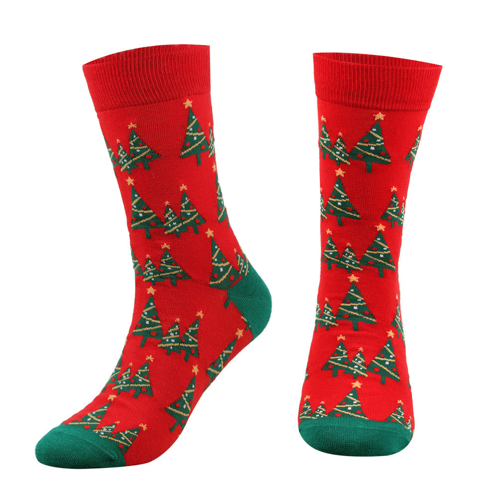 Plus Size Christmas Soft Crew Socks(5 Pairs)