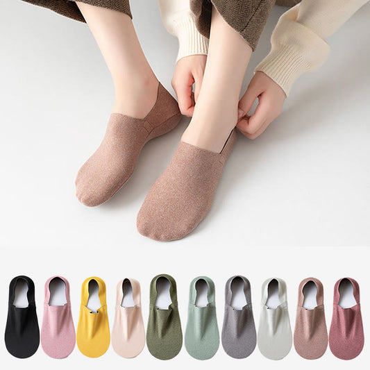 Plus Size Breathable Soft No Show Socks(5 Pairs)