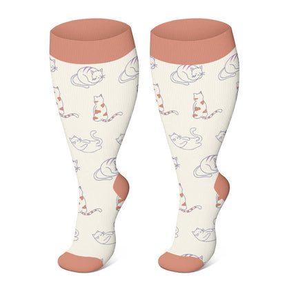 » Plus Size Cute Corgi Compression Socks (100% off)