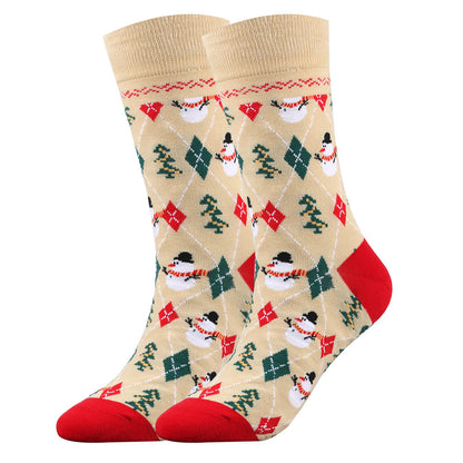 Plus Size Christmas Soft Crew Socks(5 Pairs)