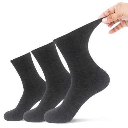 Plus Size Pure Color Crew Socks(8 Pairs)