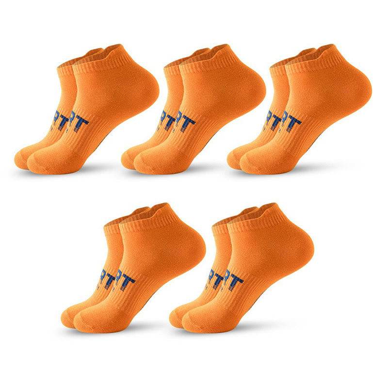 Plus Size Cushioned Breathable Ankle Compression Socks(5 Pairs)