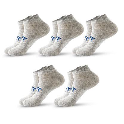 Plus Size Cushioned Breathable Ankle Compression Socks(5 Pairs)