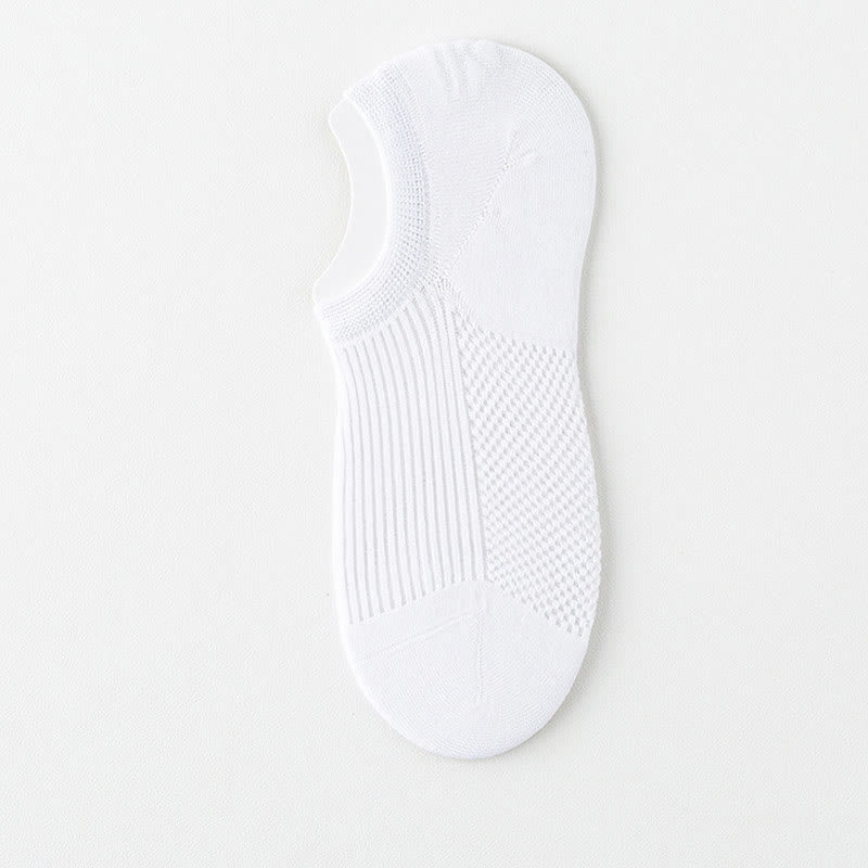 Plus Size Cotton Breathable No Show Socks(6 Pairs)