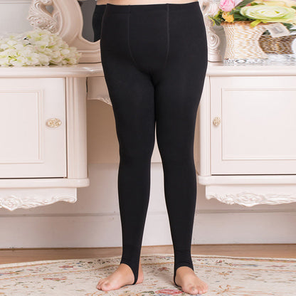 Plus Size Fleece Waist Pantyhose(2 Pairs)