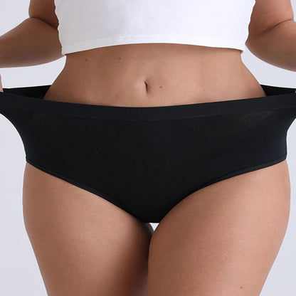 Plus Size High Waist Cotton Panty(6 Packs)