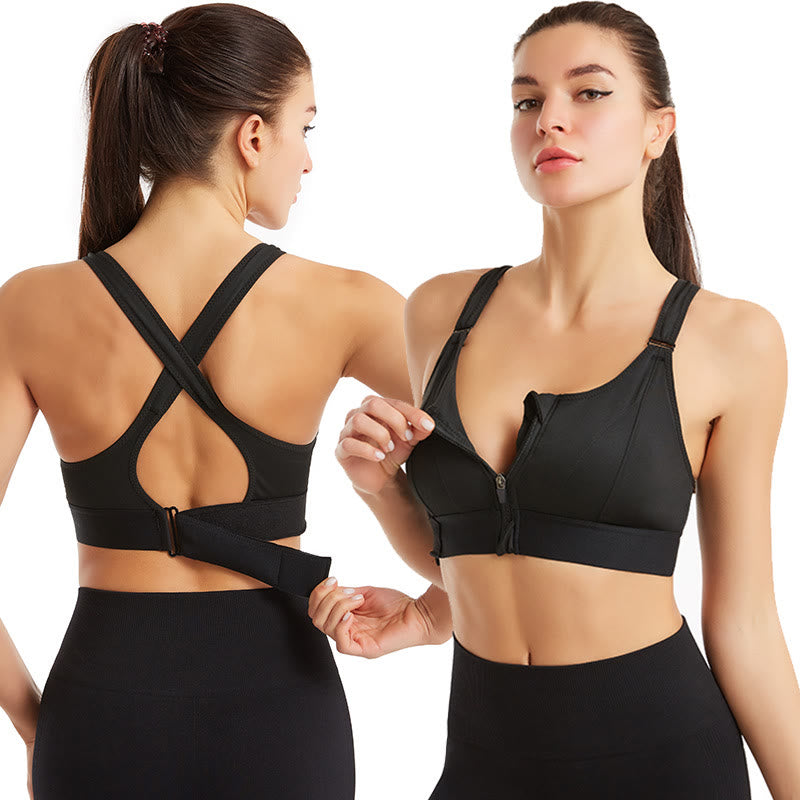 Plus Size Cross Back Sports Bras