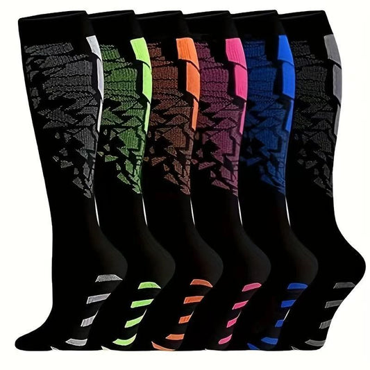 Irregular Shape Compression Socks(6 Pairs)