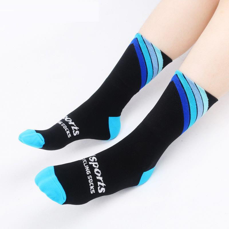 Plus Size Mountaineering Quarter Compression Socks(4 Pairs)