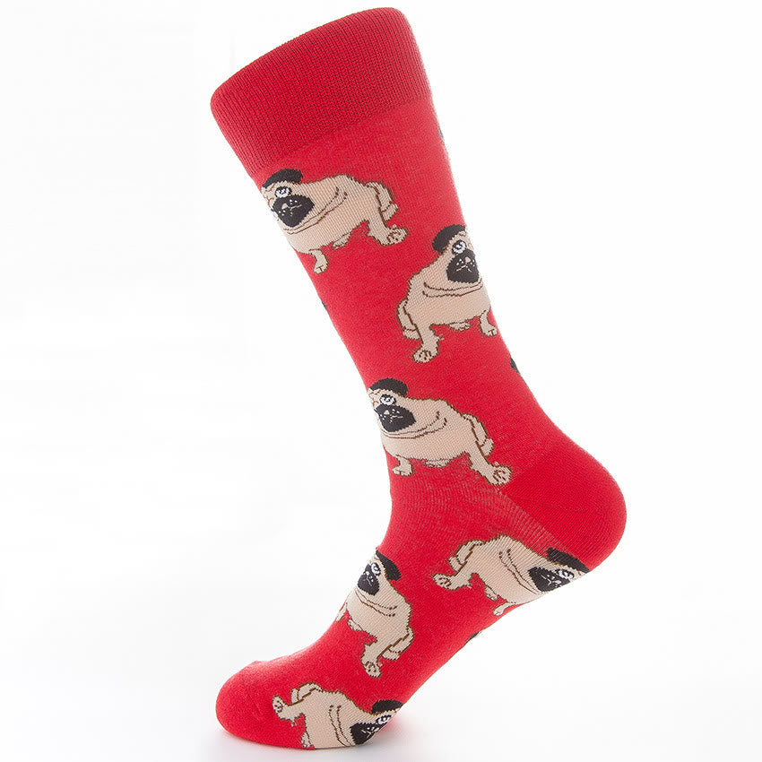Plus Size Dalmatian Series Quarter Socks(5 Pairs)