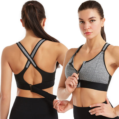 Plus Size Cross Back Sports Bras